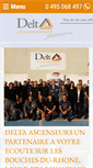 Mobile Screenshot of deltaascenseurs.com